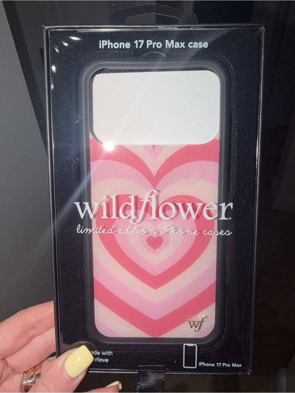 Wildflower iPhone 17 Pro Max Case - latte love rose - BRAND NEW, NEVER USED
